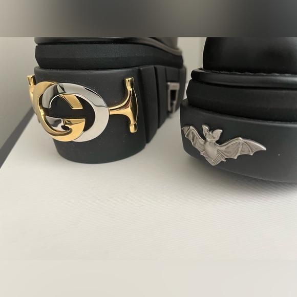 GUCCI platform biker boots - Picture 8 of 13